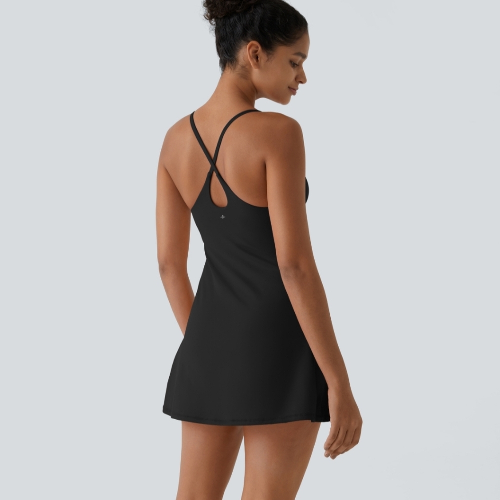 NWOT: Softlyzero Plush Backless Active Dress-Easy Peezy Edition